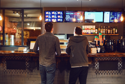 Junk Food Counter Banner R