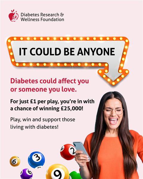 Diabetes Research Lottery Creative 1080X1350 Amended 22 1