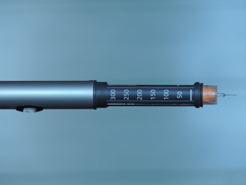 Diabetes Injection Pen Side Shot